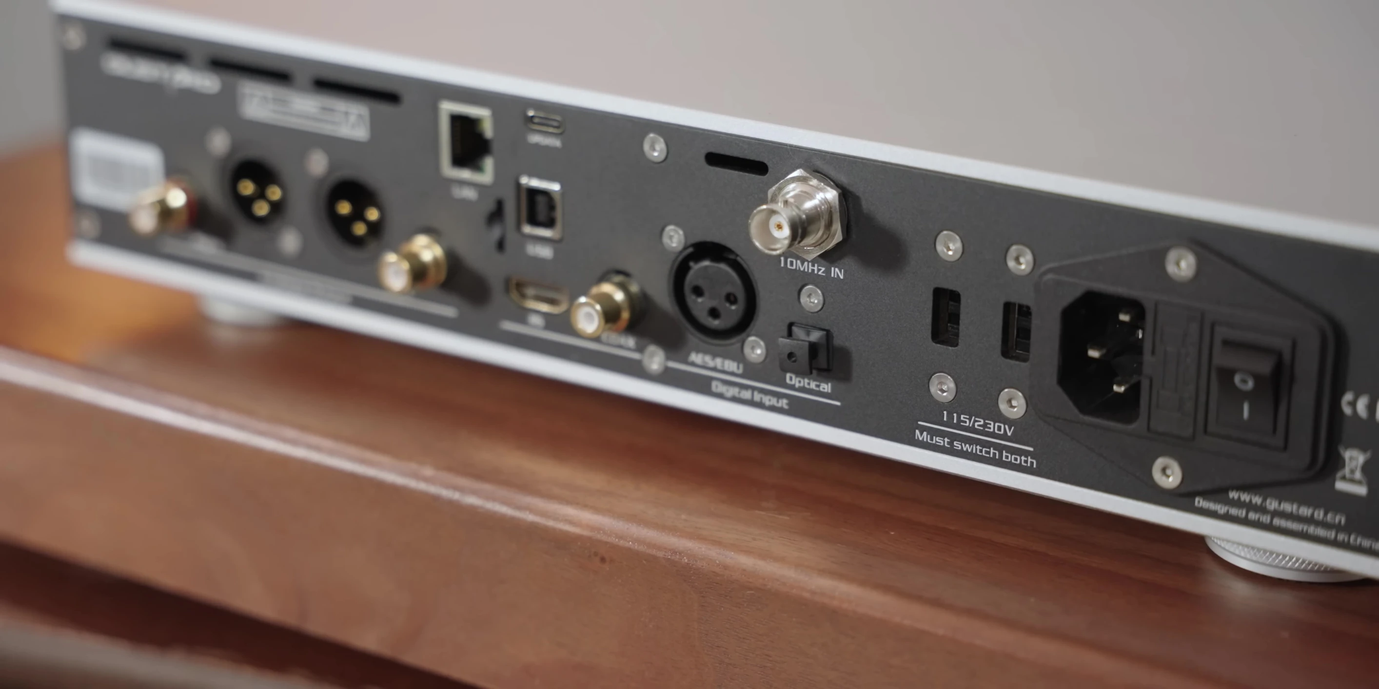 Internal shot highlighting the discrete circuitry