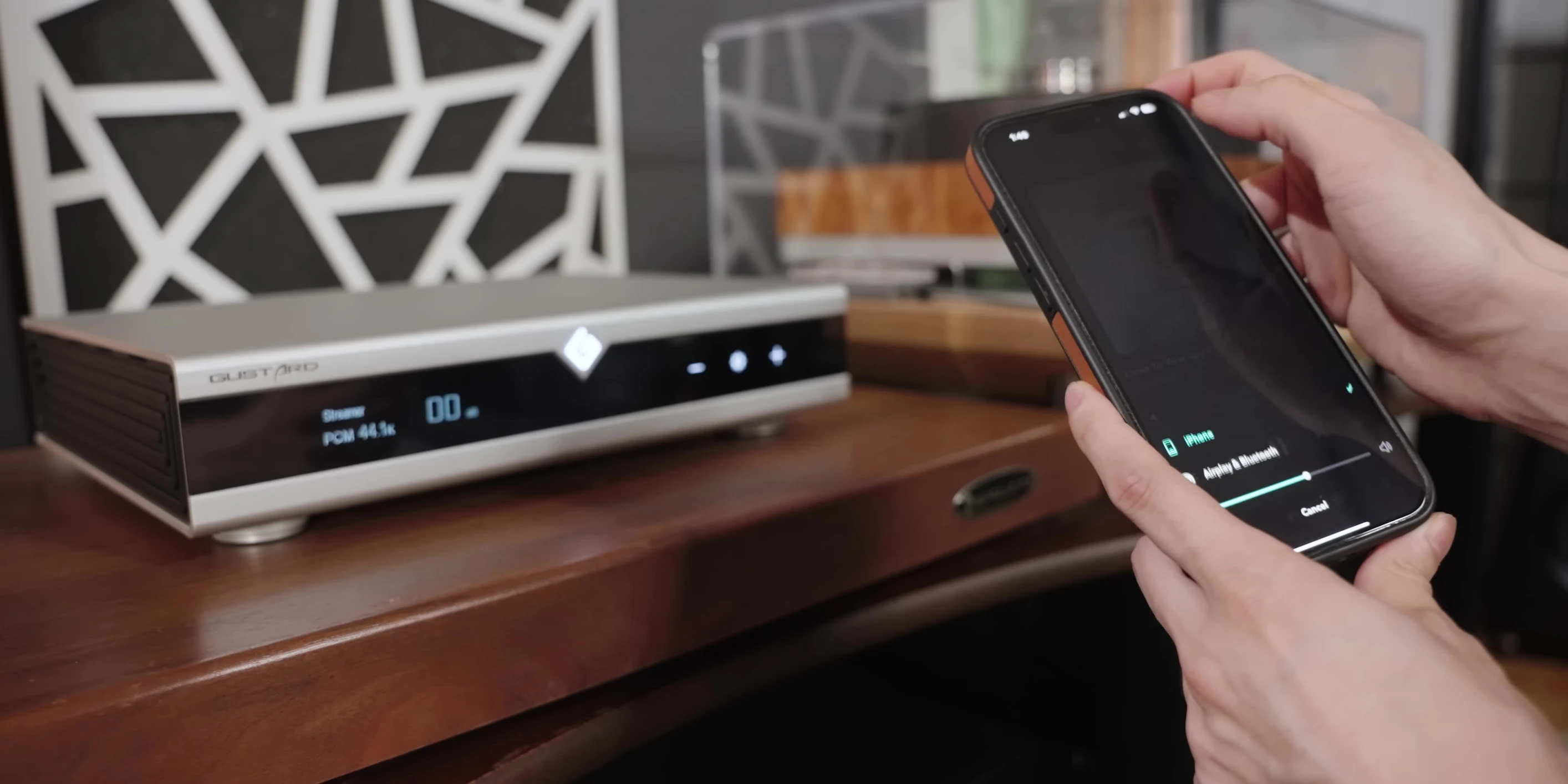 Example of AirPlay being used