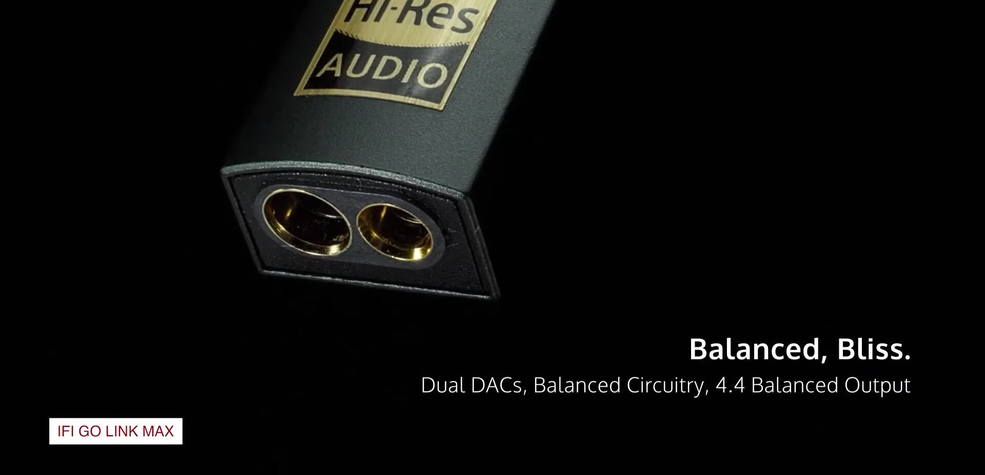 Close-up of the II Audio GoLink Max DAC