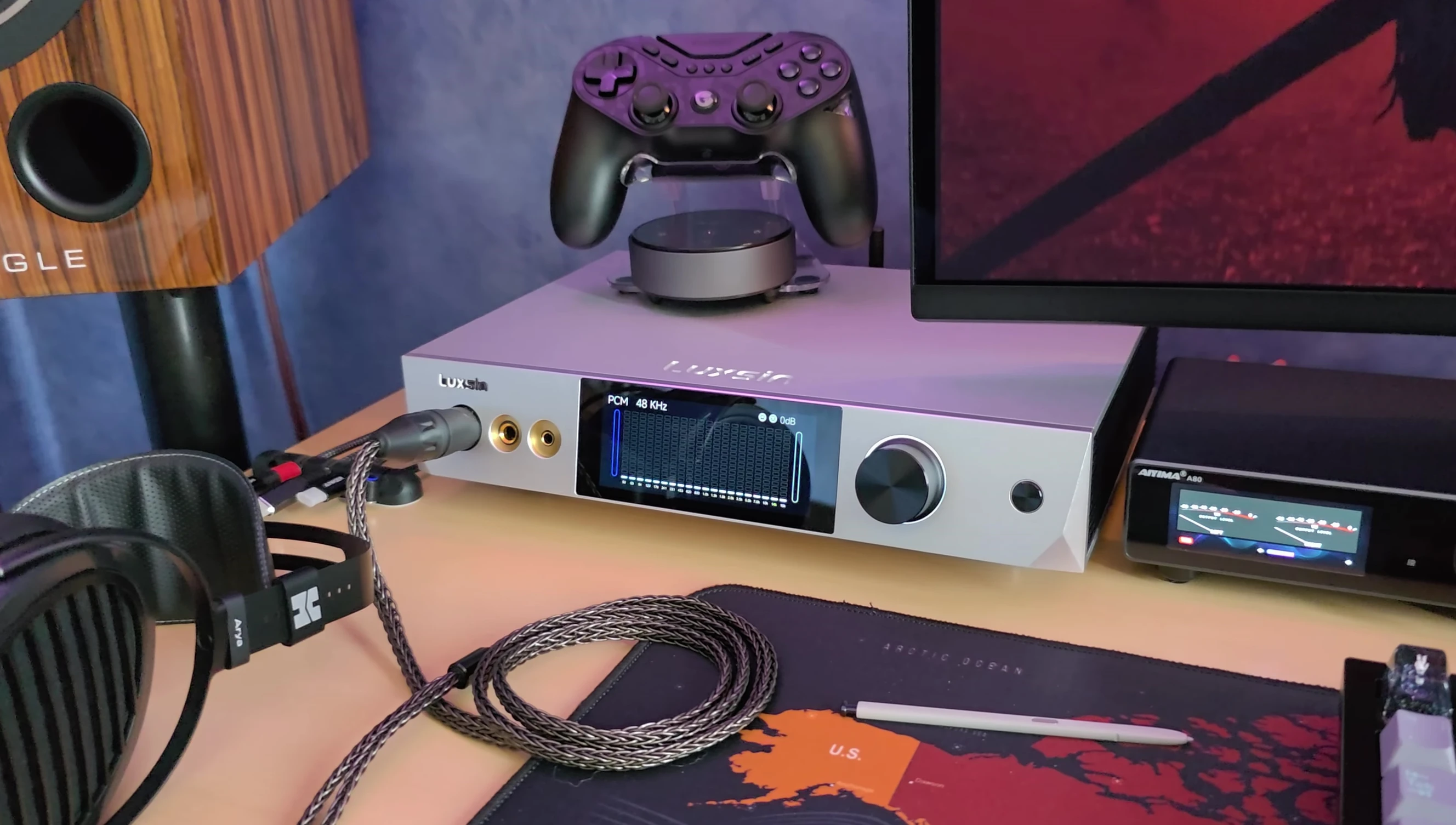 Screenshot of the Luxsin X9 showing the bypass mode selected.