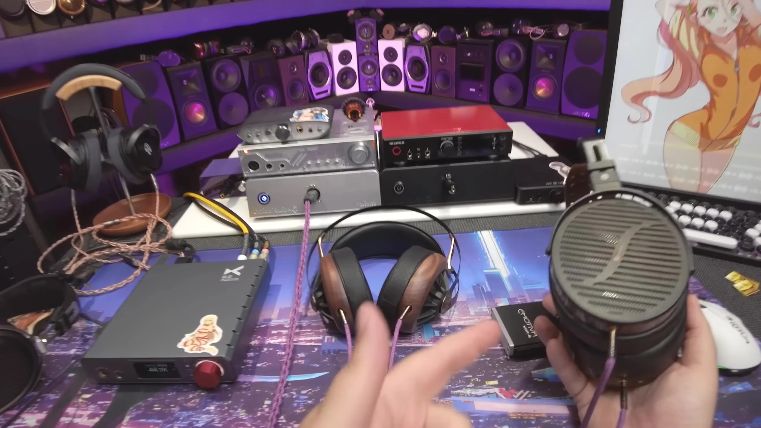 Screenshot of the good quality of the headphone amp