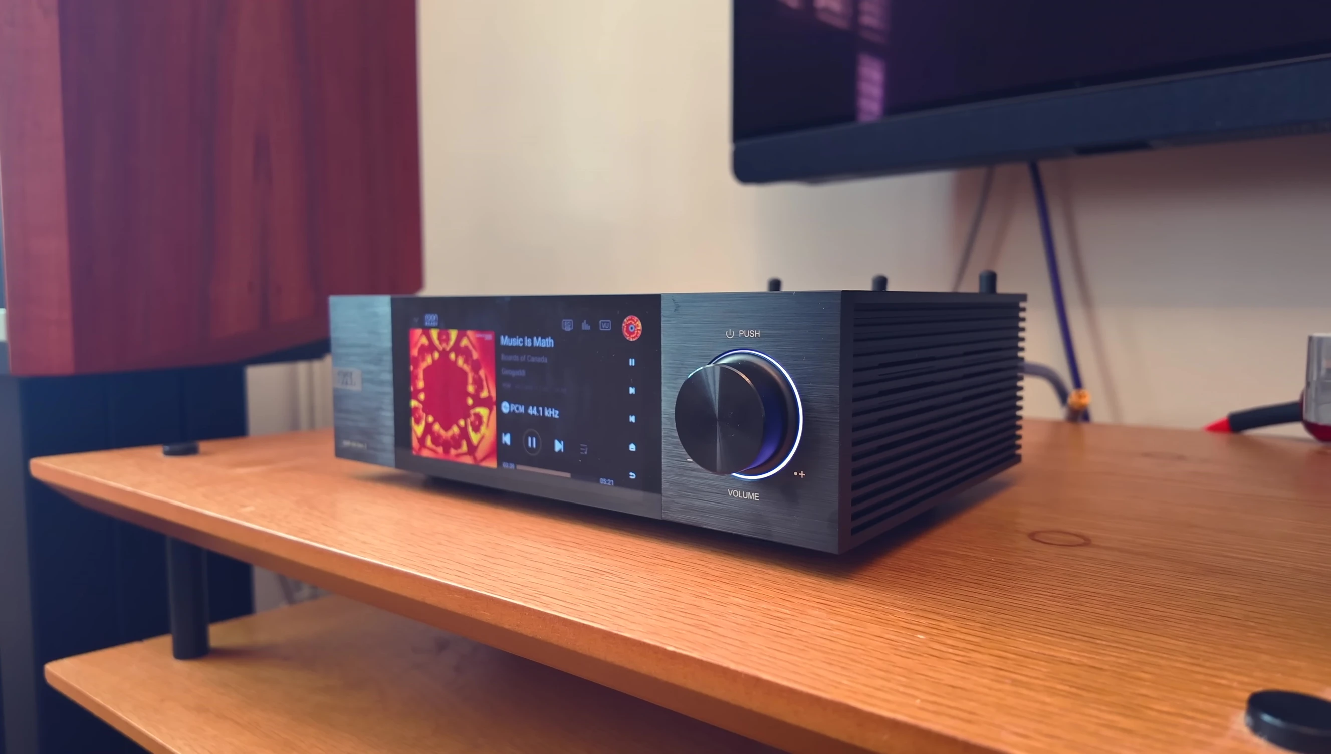 Close-up of the Eversolo DMP-A6 Gen 2 unit