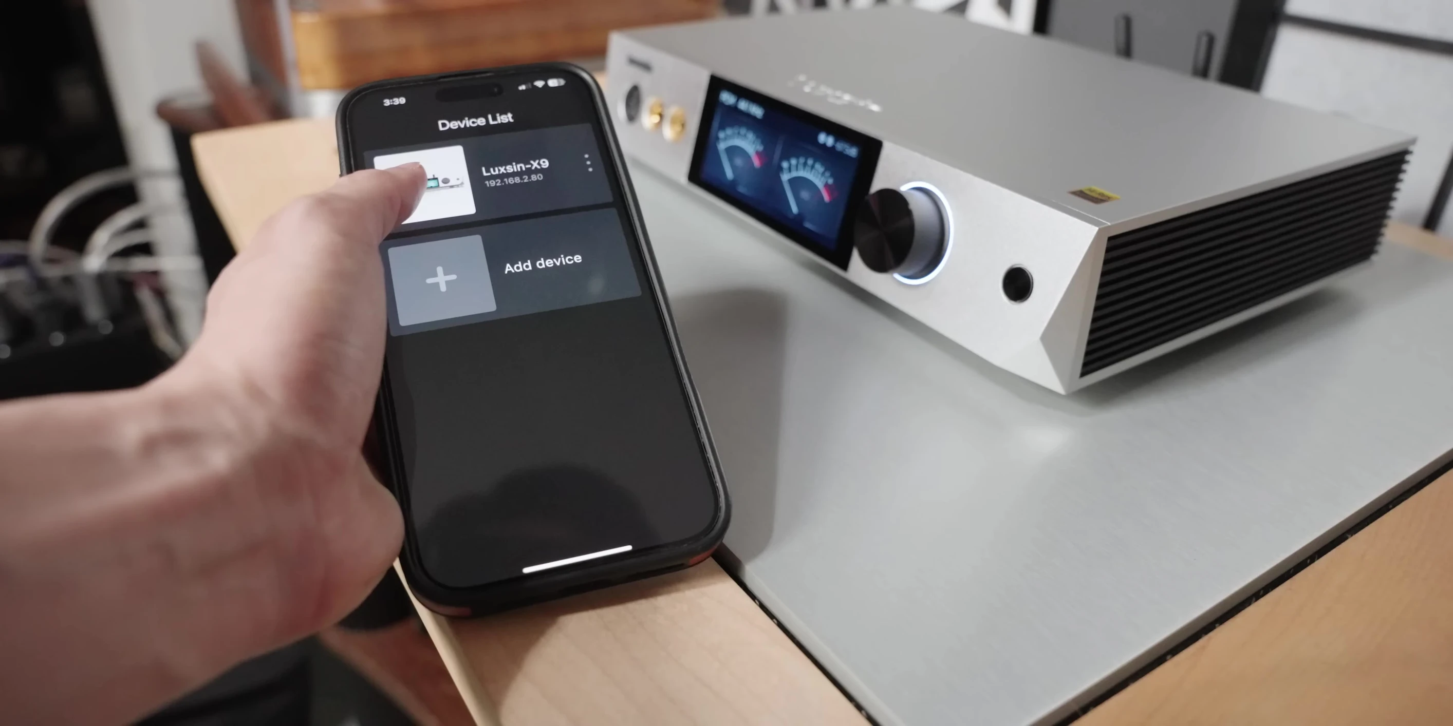 Screenshot of the Luxen X9 app interface.