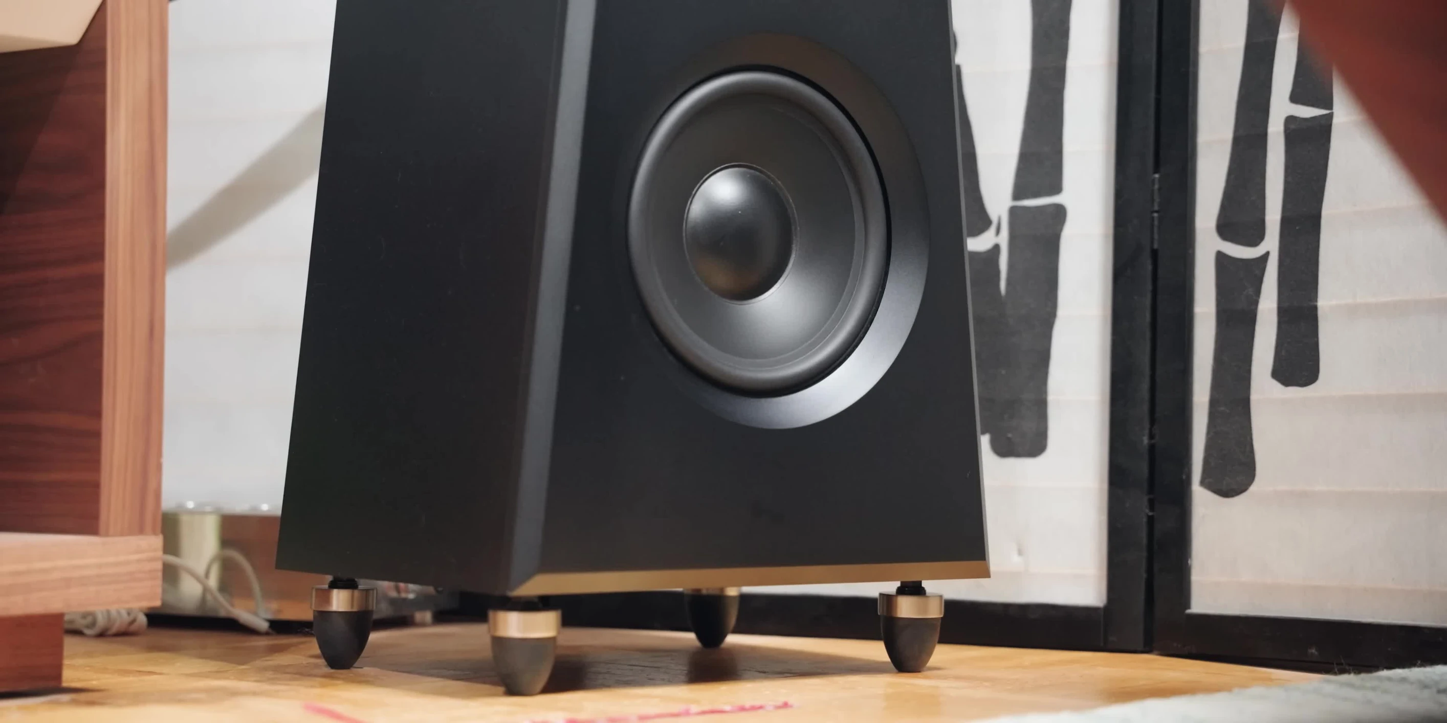 Close-up of the Mon Acoustic Platimons VC1 speaker