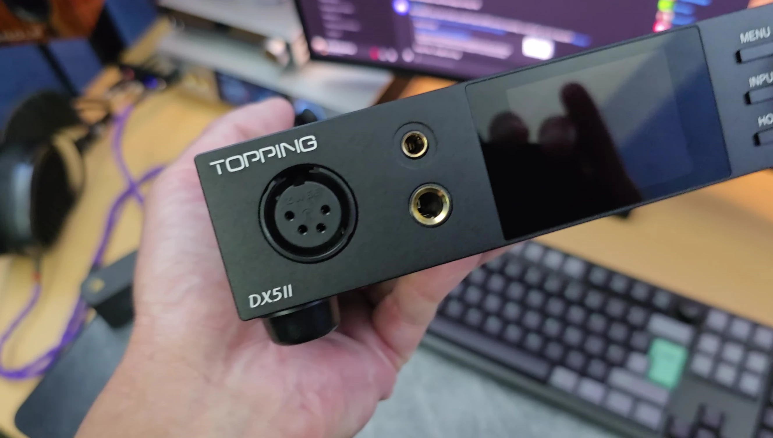 Front panel showing headphone jacks.