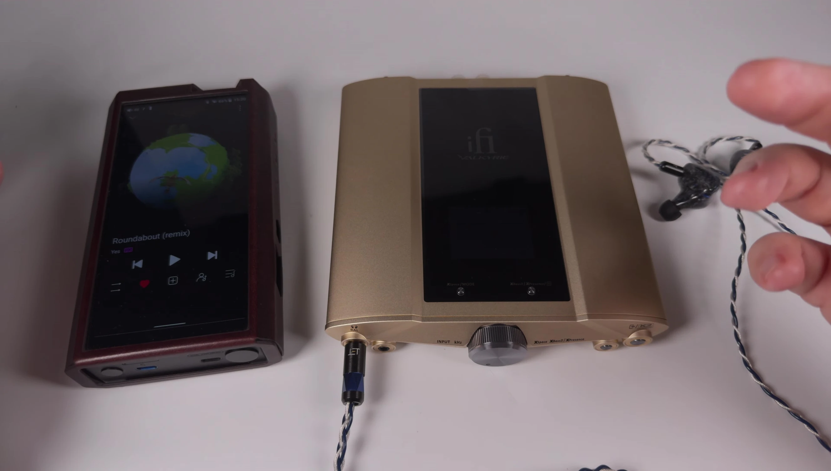 Screenshot illustrating the effect of K2 HD technology.