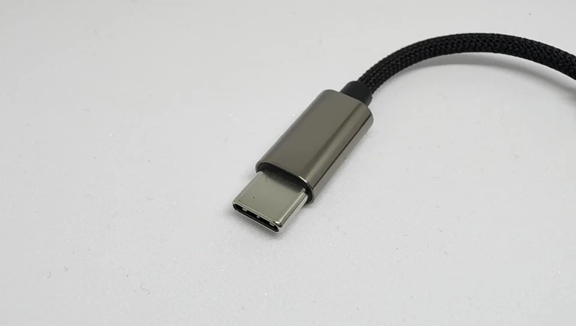 Close-up shot of the USB-C connector on the UA Mini.
