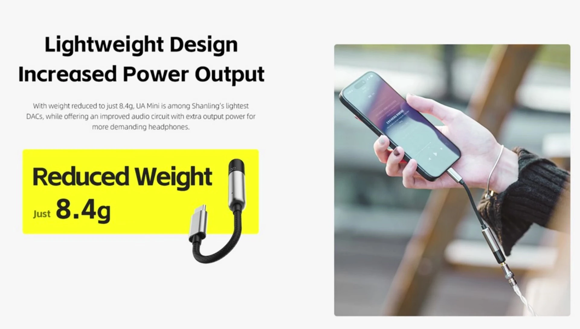 Image highlighting the durable build quality of the UA Mini.