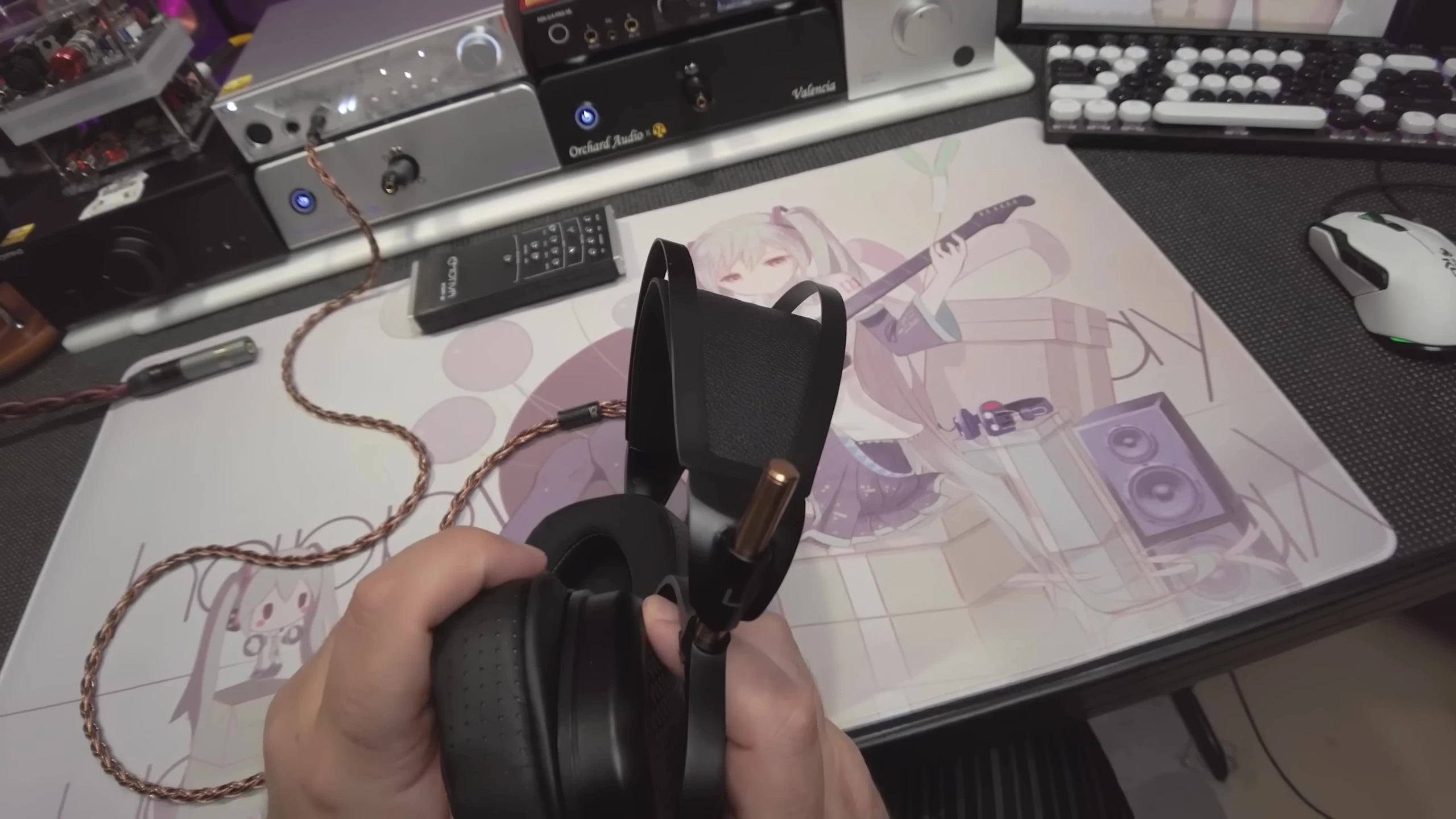 Close-up of the earpads and their unique design