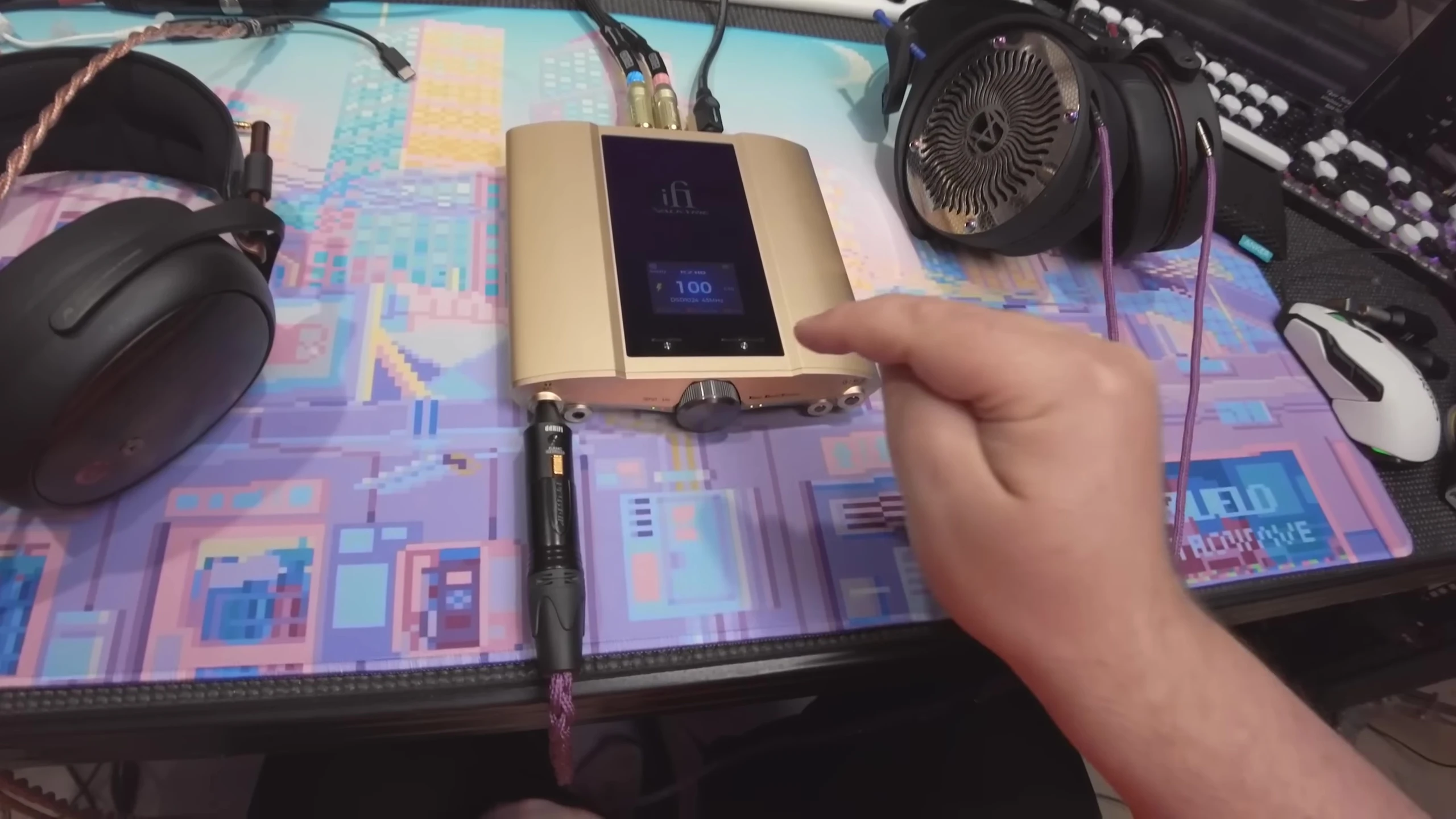 Screenshot illustrating the reviewer's disappointment with the sound quality.