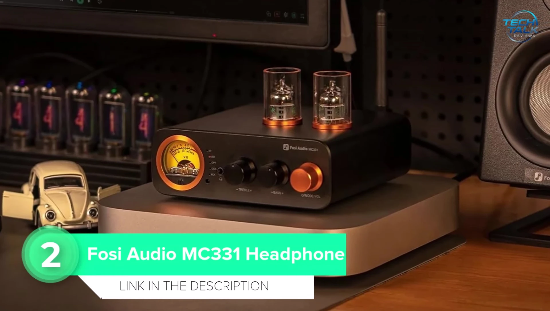 The Fosy Audio MC331 with its retro design