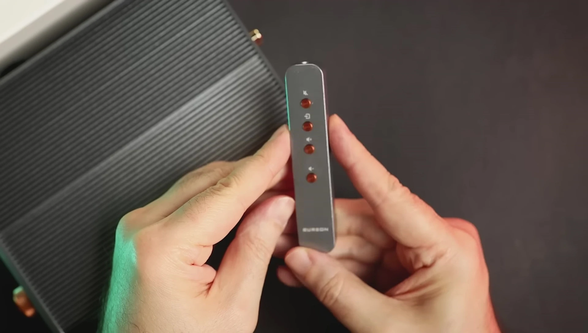 The Playmate 3's remote control.